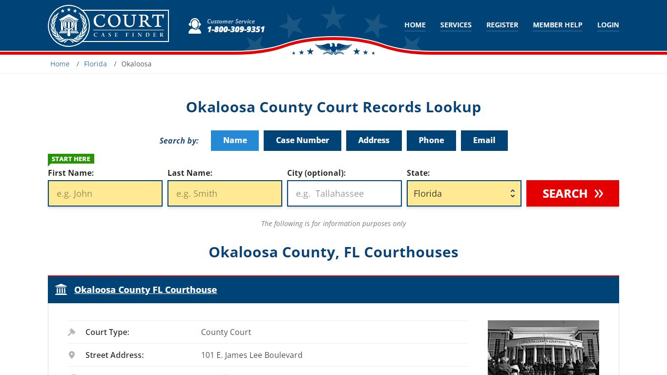 Okaloosa County Court Records | FL Case Lookup
